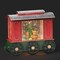 Roman 9.5" LED Lighted Train Christmas Snow Globe with Teddy Bear